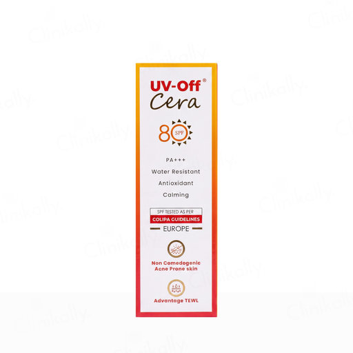 UV-Off Cera Sunscreen Cream SPF 80 PA+++
